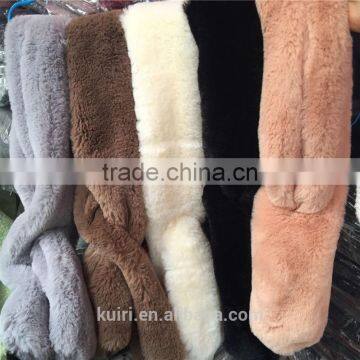 Faux Fur Scarf Winter Women Cape Rabbit Fur Plaid Scarves Women Knitting Female Small Cape Neck Warm Collar photo-2