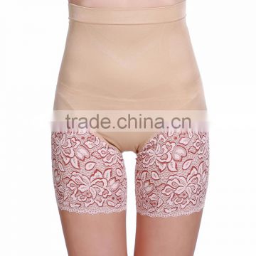 OEM High Waist Brief Shaper Panties with lace Firm Tummy Control