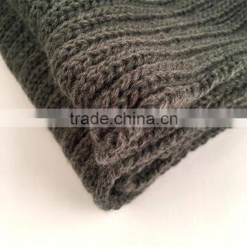 Myfur Removable Genuine Raccoon Fur Balls Winter Wool Scarf For Women photo-4