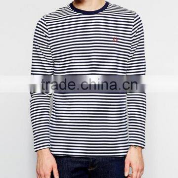 T-Shirt With Breton Stripe in Long Sleeves China Products photo-4