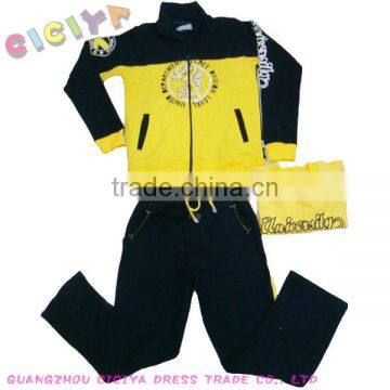 New fashion winter design 3pcs pajamas for boys custom boys pajamas set