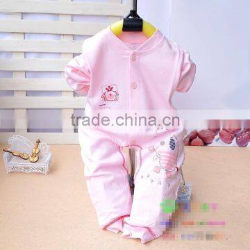 Wholesale summer striped girls baby rompers cotton clothing