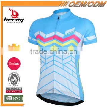 BEROY 2016 Cycling Short Jersey Tops, Moisture Wicking Bicycle Shirts