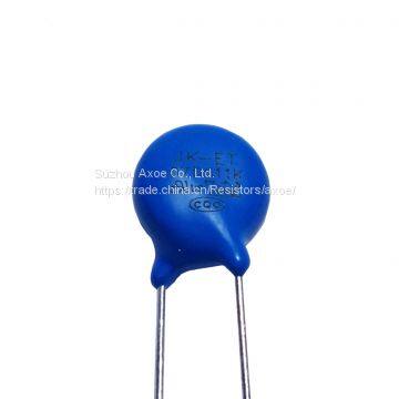 Disc resistors, 07D511K, 510V+/-10%, metal oxide varistors