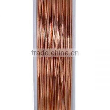 Jewelry Findings String Materials Round 0.5mm Rose Gold Copper Beading Wire Thread Cord photo-2