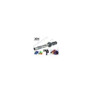 Pin type rubber screw barrels