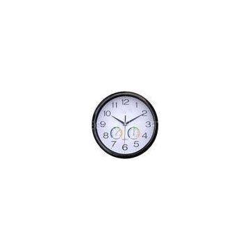 Round Multifunction Wall Clock With Temperature / Humidity Function