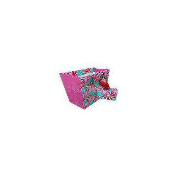 Reusable Paper Carrier Bags Colorful Hot Stamping for Clothes