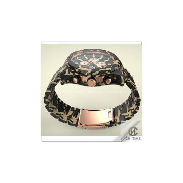 Elegant Camouflage Men Sport Watch photo-2