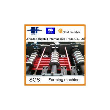 Colored Glazed Steel Roof Tile Roll Forming Machine photo-3