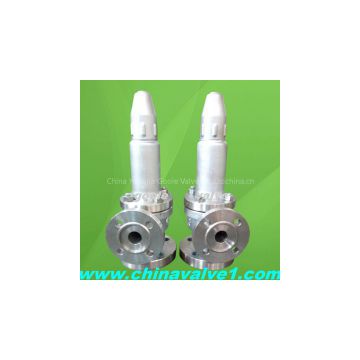 Spring loaded full lift type safety valve