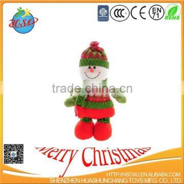 christmas discount sale offer snow man plush toy