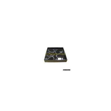 Set of 3 Lacquer Square Trays