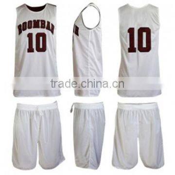 2016 Best Basketball Jersey Design Wholesale Dry Fit 100 % Polyester Basketball Uniform photo-2
