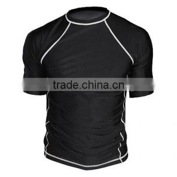 Men Black Rash guard shirt