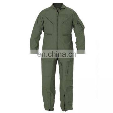 China factory OEM safety Aramid flame retardant airline pilot uniform workwear coverall for flying suit