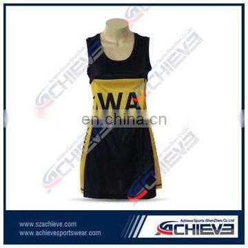 custom sublimation netball bibs netball shorts for team/club