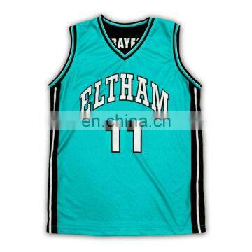 New design custom sublimated basketball jerseys