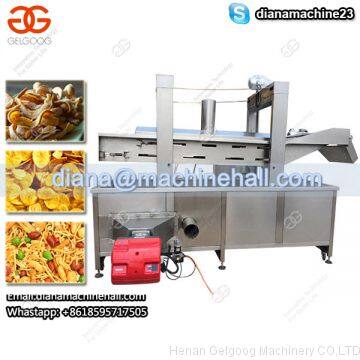 Continuous Belt Pork Skin Frying Machine|Broad Beans Fryer photo-2