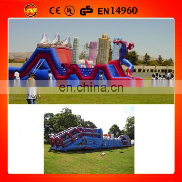 Inflatable obstacle course/giant obstacle course