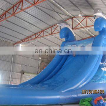 Cheap price beautiful inflatable PVC water slide WS058