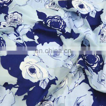 Silk opal fabric with printing pattern