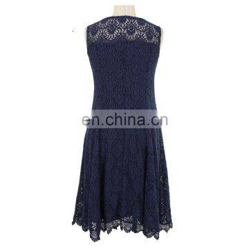 Crochet Lace Dress Women Evening Dress Occasion Wear photo-2