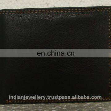 Mens leather wallets manufacturer, gents leather purse exporter