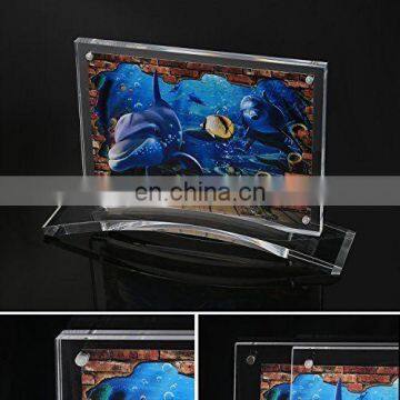 Custom clear acrylic magnetic photo frame Wholesale Manufacturer