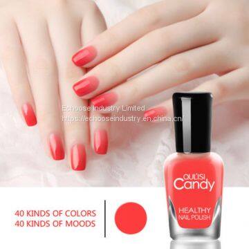 Peel- Off Nail Polish Long Lasting Waterproof 40 Colors 8ml