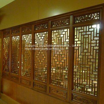 Carved Aluminum Veneer Surface Indoor Custom Decorative