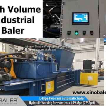 High Volume Industrial Baler Machine