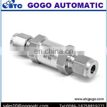 Aluminum or Stainless Steel or Plastic Pneumatic Check Valve 1/8 Mini Air Non Return photo-6