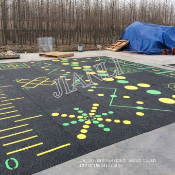 Rubber Roll Rubber Coil Fitness Cushion photo-3