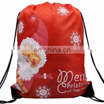 Christmas Gift Bags Drawstring Bags Santa Sack Backpack for Party Favors Gifts and Candy