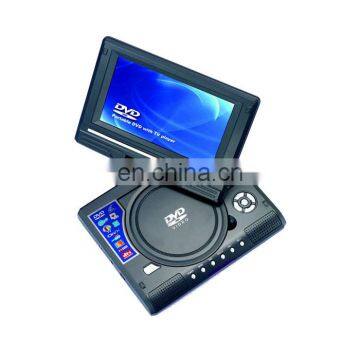 High performance car portable dvd player 7.8'' TFT screen with digital TV tuner