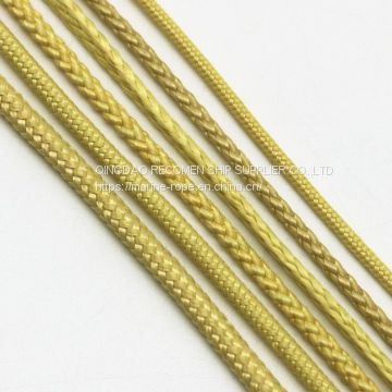 RECOMEN supply Fire Resistant 6mm Double Braided  Aramid Rope 500m For Hot Sale