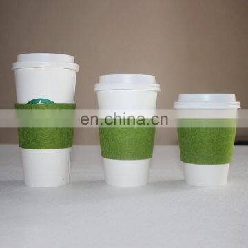 High Quality Heat Resistant Polyester Felt Coffee Cup Sleeve photo-2