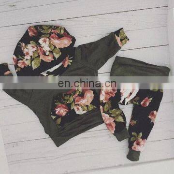 Infant Baby girl outfit bodysuit children floral print outfit