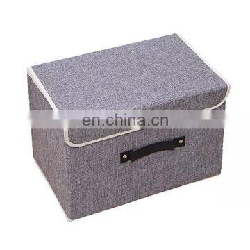Collapsible Foldable Cardboard Cube Fabric Bins Organizer Storage Box Clothing Storage Organizer