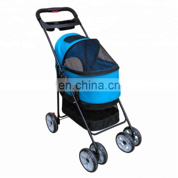 Outdoor Usage Large Dog Stroller Removable Dog Carrier Trolley