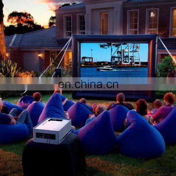 Hot Sale Lawn Party Styling Projector Screen Holiday Portable Inflatable Movie Screen With Carry Bag photo-7
