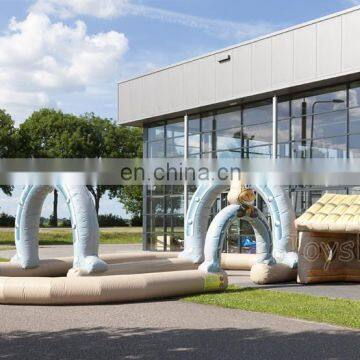 Western Theme Inflatable Barrier Go Karts Racing Game Outdoor Inflatable Speedway Race Track photo-2