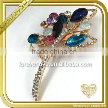 AB Crystal Rhinestone Vintage Brooch Pin FB062