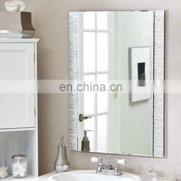 High Quality Polished Rectangle Shape Bath Mirror Price for Bathroom Basin