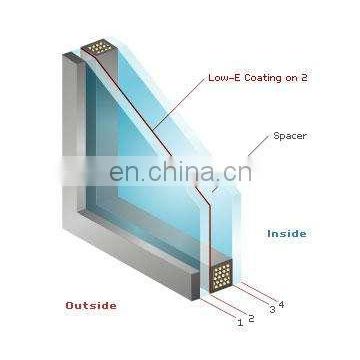 insulated glass for office building and curtain wall