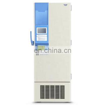 Touch screen display cryogenic low temperature upright freezer