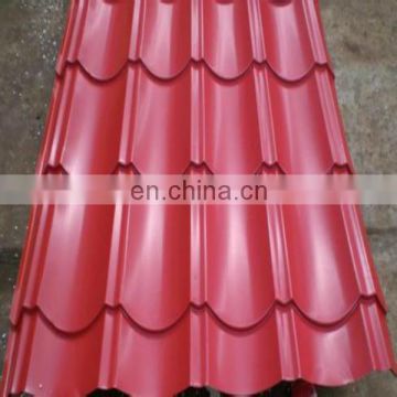 Zinc Coating Pre Coated Roof Sheets  Width 665 - 920mm Galvanised Corrugated Sheets