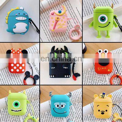 2022 NEW Arrivals Cute Cartoon Case Bt Earphones Silicone Protective Cover For Earphone Case Cover / Earphone Cases photo-2