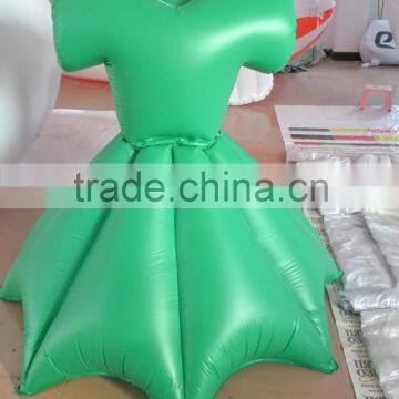 So Lovely Lifelike Custom Promotion Shape Design Inflatable Decoration Dress